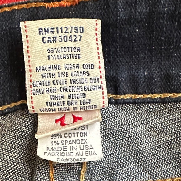 True Religion Dark Blue Jeans - Picture 3 of 6